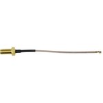 CBA-UFLSMA20, Male U.FL to Female SMA Coaxial Cable, 20cm, RG178 Coaxial, Terminated