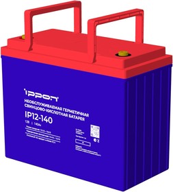 Фото 1/10 Аккумуляторная батарея для ИБП Ippon IP12-140 12В, 140Ач [1734539]
