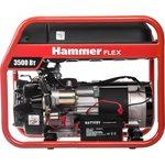 106-037, Бензоэлектростанция Hammer Flex GN4000E электрозапуск 3.5КВт 220В 50Гц ...