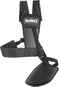 Фото 1/6 236-039, Ремень ранцевый Hammer R100 для мотокос и триммеров с Т-образной рукояткой