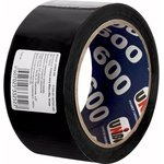 28722, Лента клейкая упаковочная Черный 48 мм Х 66 м 600 214935