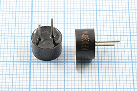 Фото 1/2 Зуммер магнитоэлектрический с генератором, размер 9x 5.5, напряжение 1.5В, частота 2.3кГц, контакты 2P4, марка KPX0901A