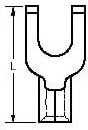 19117-0016, Клемма типа вилка / ножевая, Krimptite 19117, 18AWG до 12AWG, 1.5 мм², M3.5, #6, Неизолированный