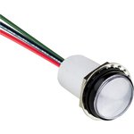 PML50RGFVW, LED Panel Mount Indicators PMI .668in. Red/Grn LED Flex Wire