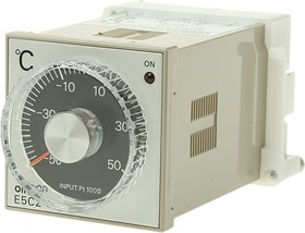 Фото 1/2 E5C2-R20P-D AC100-240 -50-50, E5C2 On/Off Temperature Controller, 48 x 48mm, 100 240 V ac Supply Voltage