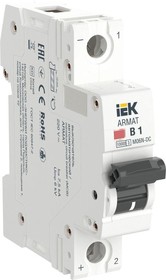 Выключатель автоматический модульный 1п B 1А M06N-DC ARMAT IEK AR-M06N ...