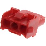 1-480701-2, Pin & Socket Connectors CAP HOUSE 3 POS RED UL94V-2