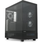 Case HSPD F710, Panoramic Mid Tower, Black, TG, 0.5 SPCC ...