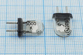Резонатор кварцевый 5МГц в стеклянном корпусе с жёсткими выводами КА; 5000 \КА\S\\\\1Г