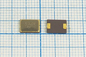 Кварцевые резонаторы 6МГц в корпусе SMD 7x5мм с двумя выводами 6000 \SMD07050C2\12\ 10\ 30/-40~85C\S7050-2\1Г STE