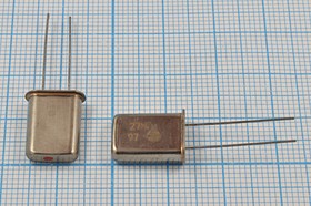 Фото 1/2 Резонатор кварцевый 27МГц в корпусе HC43U=HC49U, 3-ья гармоника, без нагрузки; 27000 \HC43U\S\\\РК374МД\3Г ХСР (27МГц)