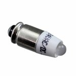 10-2J12.1069, LED Bulb 24V 5mA S5.7s 750mcd White