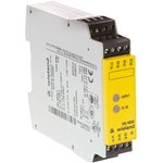 R1.188.0500.1, Dual-Channel Safety Switch/Interlock Safety Relay, 24V ac/dc ...