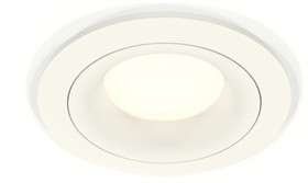 Фото 1/2 Ambrella Комплект встраиваемого светильника XC7621001 SWH белый песок MR16 GU5.3 (C7621, N7010)