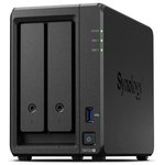 Synology DS723+ Сетевое хранилище 2x2.5"/3.5" SATA HDD/SSD ...