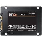 SSD накопитель Samsung 870 EVO MZ-77E250B/KR 250ГБ, 2.5", SATA III, SATA