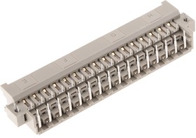 Фото 1/2 09063326931, Harting 09 06 32 Way 2.54mm Pitch, Type F Class C2, 3 Row, Right Angle DIN 41612 Connector, Plug