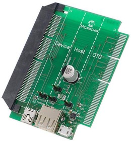 Фото 1/3 AC164131, Daughter Cards & OEM Boards USB PICtail Plus Daughter Board