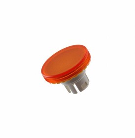 Фото 1/2 61-9642.3, Lens Round 19.7mm Orange Plastic EAO 61 Series