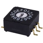 RDS-16S-1055-SMT, Coded Rotary Switches Rotary DIP switch, 10 x 10 x 5.5 mm ...