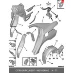9801024980, Саморез 4,5 Peugeot Traveller/Citroen Spacetourer
