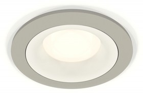 Фото 1/2 Ambrella Комплект встраиваемого светильника XC7623001 SGR/SWH серый песок/белый песок MR16 GU5.3 (C7623, N7010)
