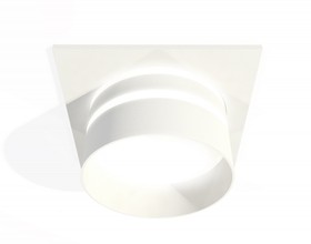 Фото 1/2 Ambrella Комплект встраиваемого светильника с акрилом XC7631042 SWH/FR белый песок/белый матовый MR16 GU5.3 (C7631, N7141)