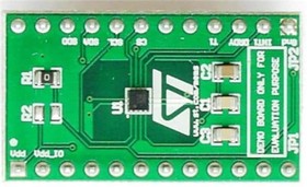 Фото 1/2 STEVAL-MKI137V1, Magnetic Sensor Development Tools LIS3MDL Adapter BRD Standard DIL 24