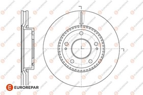 1667860280, Диск тормозной HYUNDAI TUSCON 2.0-2.7, 2.0D 04 , HYUNADI SONATA V 2.4 05 , front