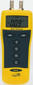 Фото 1/2 PM-20, PM Differential Digital Pressure Meter With 2 Pressure Port/s, Max Pressure Measurement 130mbar With RS