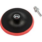 76235, Насадка для дрели и УШМ с липучкой, 125 мм, с адаптером c М14 на d8