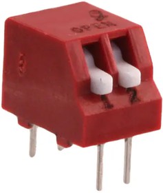 76PSB02ST, Switch DIP ON OFF SPST 2 Piano 0.15A 30VDC PC Pins 2000Cycles 2.54mm Thru-Hole Tube