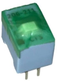 206-211ST, DIP Switches / SIP Switches 1 switch section DPDT