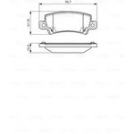 0986495072, Колодки тормозные дисковые Premium 2, задн, TOYOTA ...