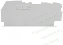2102-1391, End plate; grey; 2102