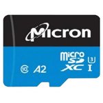 MTSD128ANC8MS-1WT, Карта Flash памяти, Industrial, MicroSD Card, UHS-1 U1, A2 ...