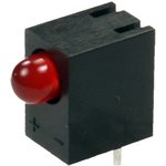 L-710A8CB/1ID, LED; in housing; red; 3mm; No.of diodes: 1; 20mA; Lens: red,diffused