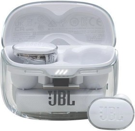 Фото 1/10 Гарнитура внутриканальные JBL Tune Buds Ghost белый беспроводные bluetooth в ушной раковине (JBLTBUDSGWHT)