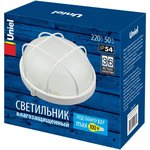 UWL-R02 100W E27 IP54 WHITE Kруг Решетка Светильник влагозащищенный под лампу ...