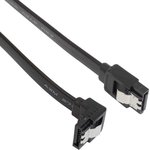 SATA-AD-40-3.0-6GBPS, Кабель интерфейсный , черный, SATA - SATA угловой, 400 мм