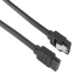 SATA-DD-40-3.0-6GBPS, Кабель интерфейсный , черный, SATA - SATA, 400 мм