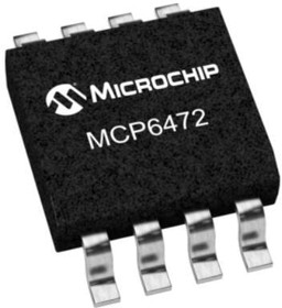 MCP6472T-E/MS, Operational Amplifiers - Op Amps Dual 2MHz OP E temp