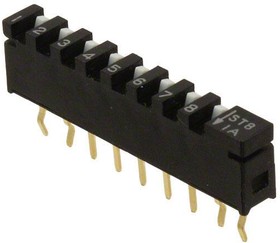 STV08, DIP Switches / SIP Switches 8 POS SIP SWITCH