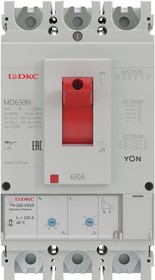 Фото 1/4 DKC YON pro Автоматический выключатель MD400Н-MR1 3P 400А 65kA Ir 0.4…1xIn Isd 1.5…10xIn