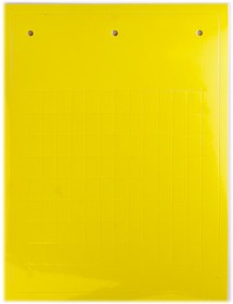 Фото 1/2 Табличка эластичная клейкое основание винил желт. (уп.1050шт) DKC TAF156AY