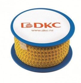 DKC Колечко маркировочное R, 2.5-5 мм. черное на желтом