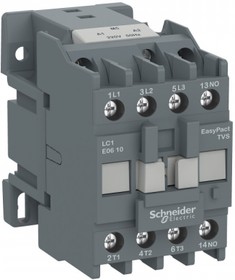 Schneider Electric EasyPact TVS TeSys E Контактор 3P 1НЗ 25А 400В AC3 380В 50Гц