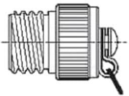 Фото 1/2 RJFTVC6N, Modular Connectors / Ethernet Connectors Metallic Plug Cap Nickel