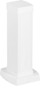 Фото 1/2 Legrand Snap-On мини-колонна алюминиевая с крышкой из пластика 1 секция, высота 0,3 метра, цвет белый
