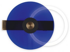 Kink Light 08413,20(05) Бра Роули бронза (синий плафон) w40*3,5 h30 Led 12W (4000K)